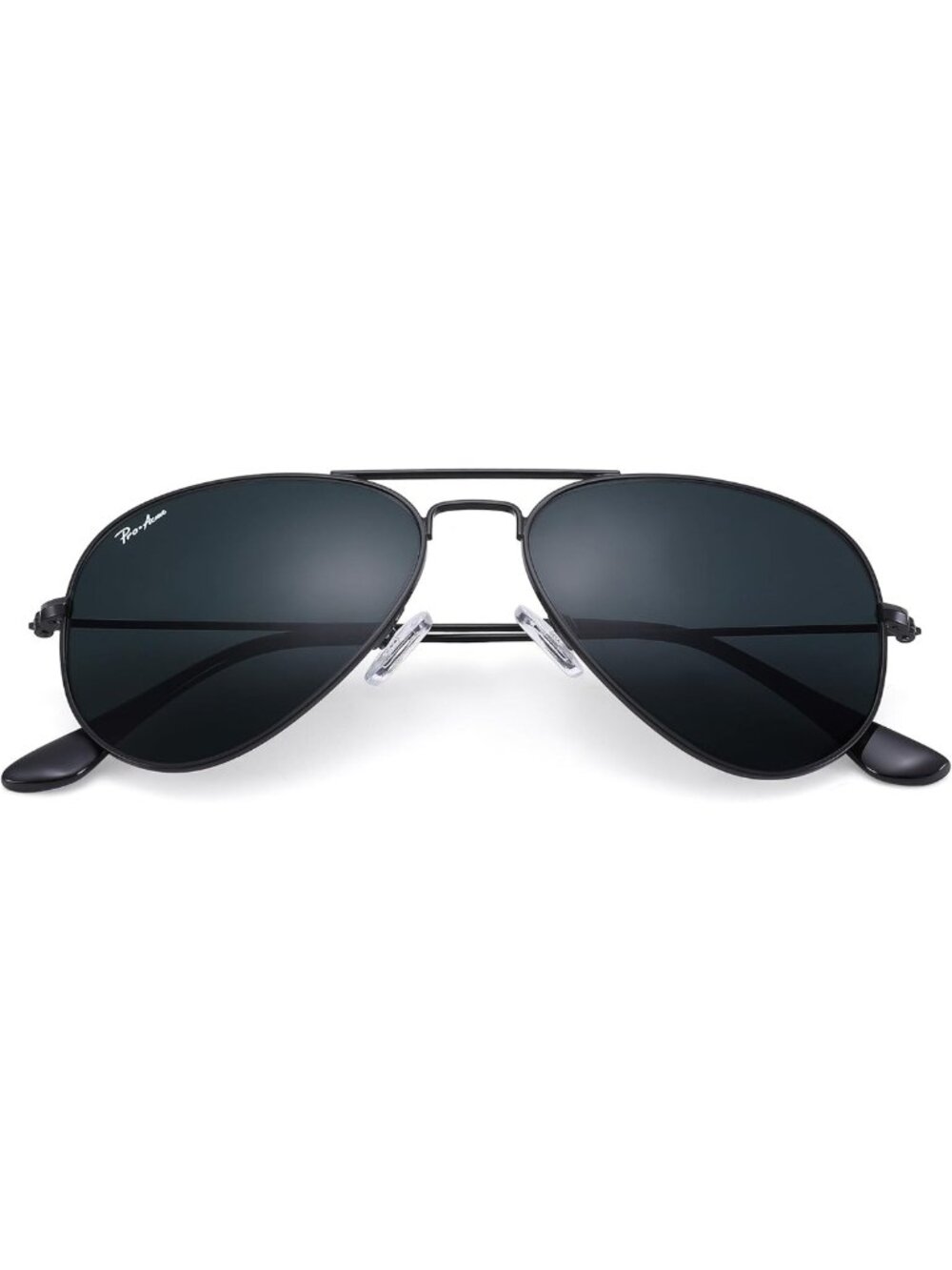 Stylish Small Aviator Sunglasses 55mm Metal Frame UV400 Protection, Trendy